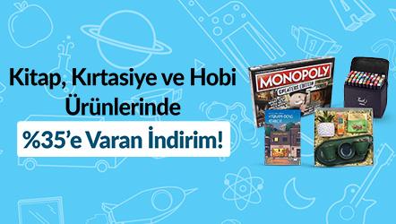 Kitap, Kırtasiye ve Hobi Ürünlerinde %35'e Varan İndirim