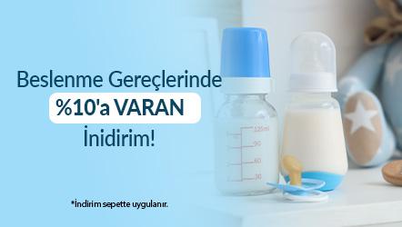 Beslenme Gereçlerinde %10'a Varan İndirim!