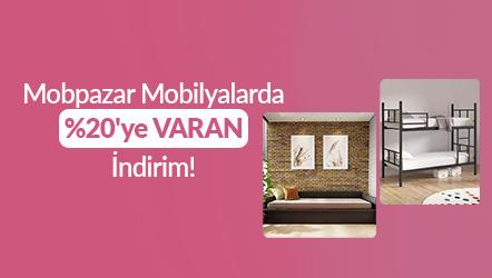 Mobpazar Mobilyalarda %20'ye Varan İndirim!