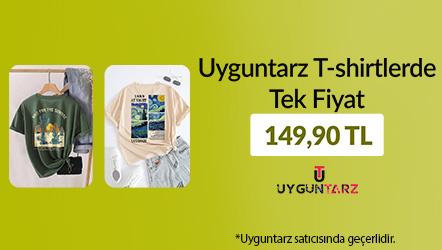 Uyguntarz T-shirtlerde Tek Fiyat 149,90 TL