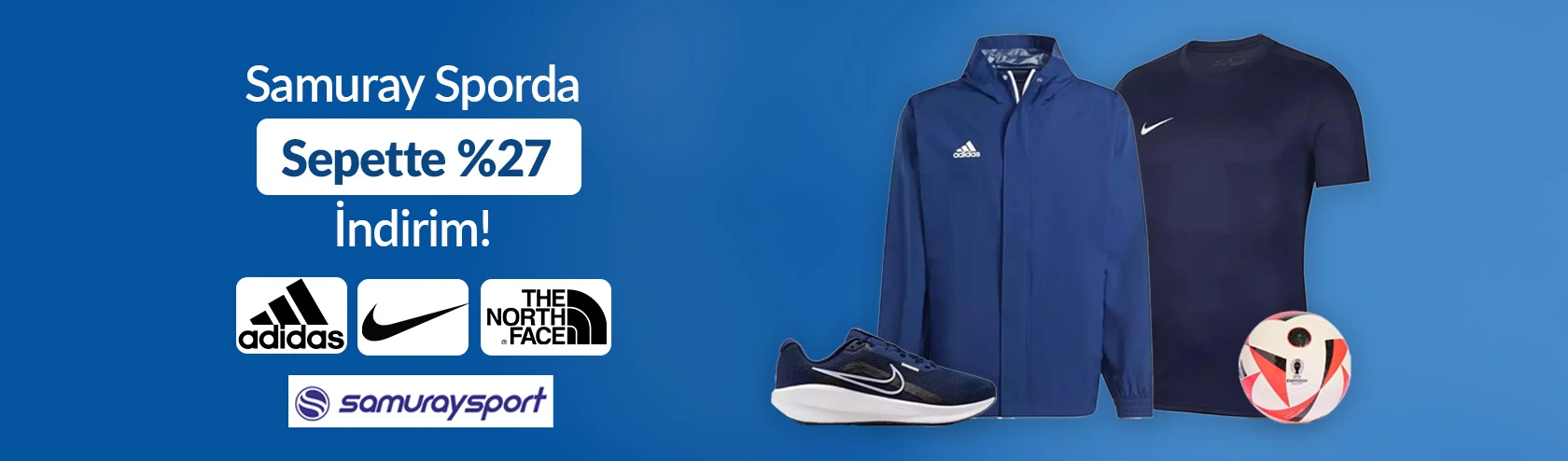 Samuray Sporda Sepette %27 İndirim!