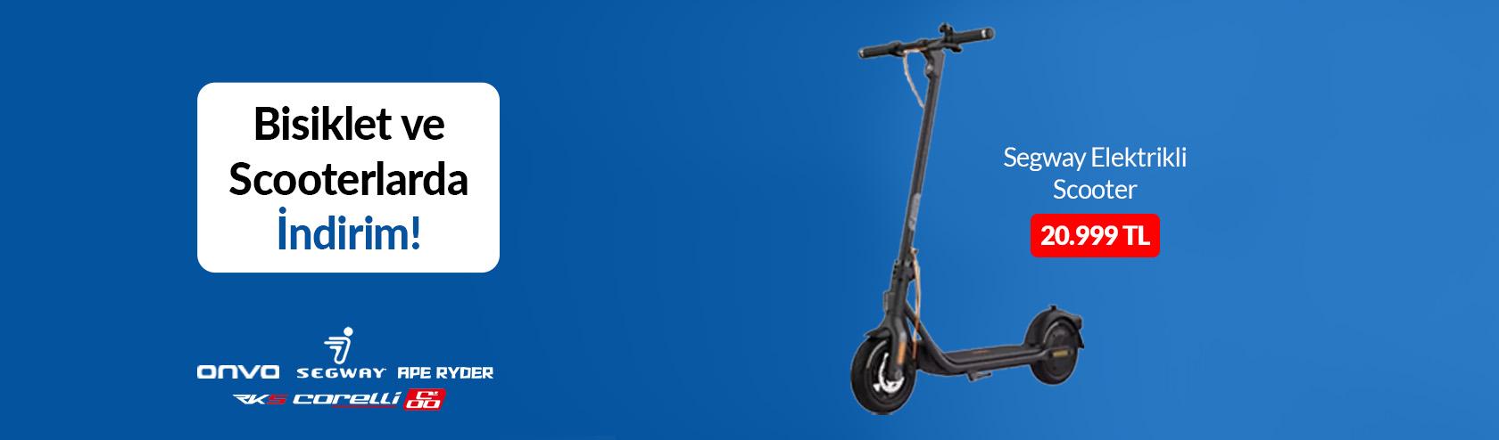 Bisiklet ve Scooterlarda İndirim!