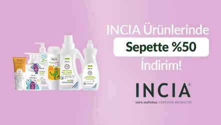 Incia Ürünlerinde Sepette %50 İndirim!