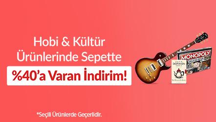 Hobi & Kültür Ürünlerinde Sepette %40'a Varan İndirim!