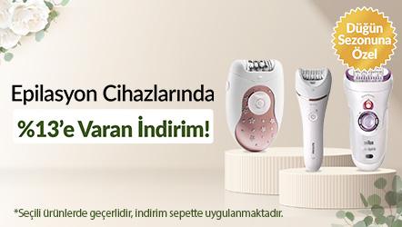 Epilasyon Cihazlarında %13'e Varan İndirim!