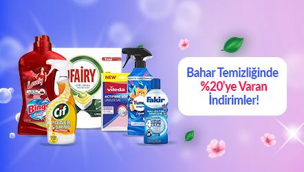 Bahar Temizliği Şimdi %20'ye Varan İndirimlerle!