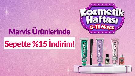 Marvis Ürünlerinde Sepette %15 İndirim!