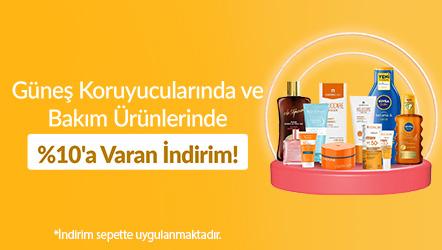 Güneş Ürünlerinde Sepette %10'a Varan İndirim!