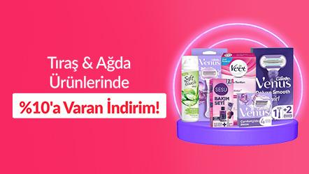 Tıraş & Ağda Ürünlerinde %10'a Varan İndirim!