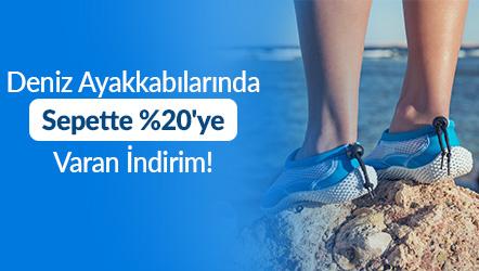 Deniz Ayakkabılarında Sepette %20'ye Varan İndirim!