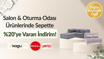 Salon & Oturma Odası Ürünlerinde Sepette %20'ye Varan İndirim!