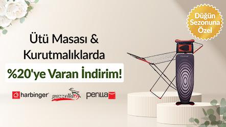 Ütü Masası & Kurutmalıklarda %20'ye Varan İndirim!