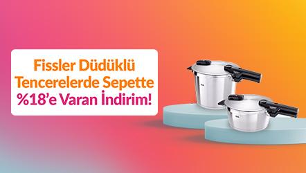 Fissler Düdüklü Tencerelerde Sepette %18’e Varan İndirim!