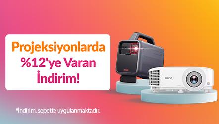 Projeksiyonlarda %12'ye Varan İndirim!