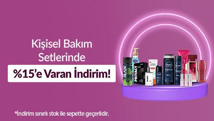 Kozmetik Kişisel Bakım Avantajlı Setlerde %15'e Varan İndirim!