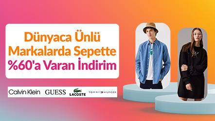 Dünyaca Ünlü Markalarda Sepette %60 a Varan İndirim