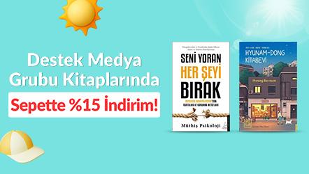Destek Medya Grubu Kitaplarında Sepette %15 İndirim!