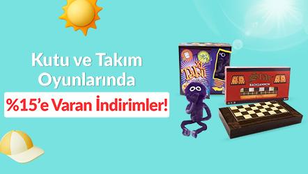 Kutu ve Takım Oyunlarında %15’e Varan İndirimler!