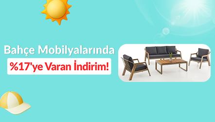 Bahçe Mobilyalarında %17'ye Varan İndirim!