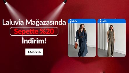 Laluvia Mağazasında Sepette %20 İndirim!