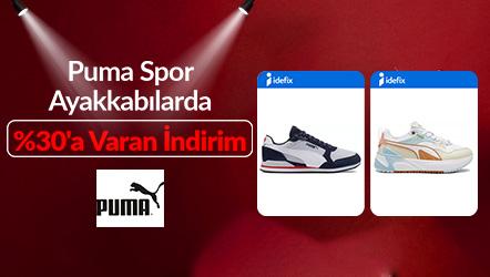 Puma Spor Ayakkabılarında %30'a Varan İndirim!