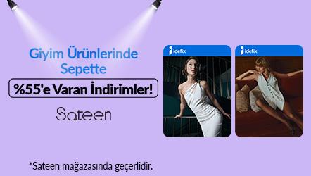 Giyim Ürünlerinde Sepette %55'e Varan İndirimler!