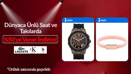 Dünyaca Ünlü Saat ve Takılarda %50'ye Varan İndirim!