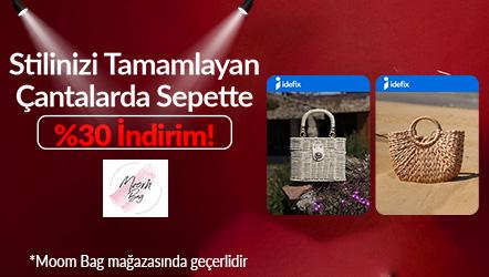 Stilinizi Tamamlayan Çantalarda Sepette %30 İndirim!
