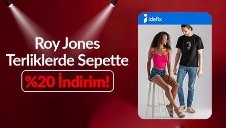 Roy Jones Terliklerde Sepette %20 İndirim!