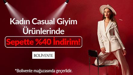 Kadın Casual Giyim Ürünlerinde Sepette %40 İndirim!