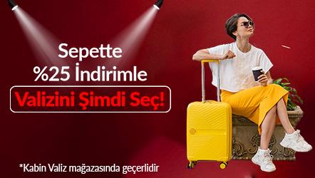 Sepette %25 İndirimle Valizini Şimdi Seç!