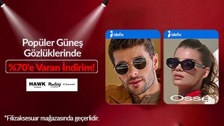 Popüler Güneş Gözlüklerinde %70'e Varan İndirim!