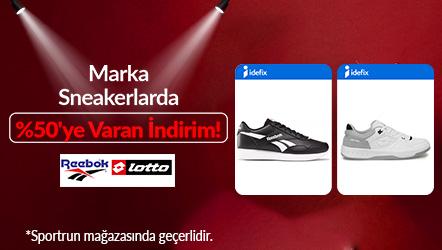 Marka Sneakerlarda %50'ye Varan İndirim!
