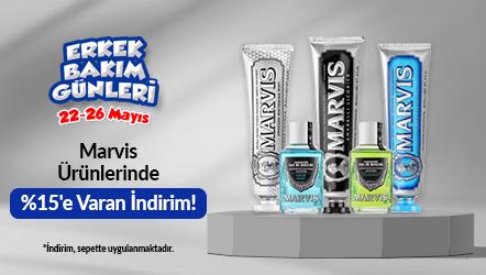 Marvis Ürünlerinde Sepette %15'e Varan İndirim!