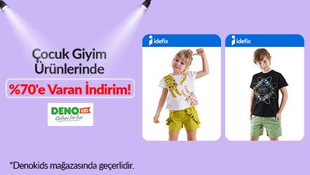 Çocuk Giyim Ürünlerinde %70' e Varan İndirim!
