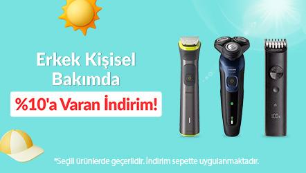 Erkek Kişisel Bakımda %10'a Varan İndirim!