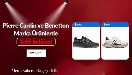 Pierre Cardin ve Benetton Marka Ürünlerde %65 İndirim!