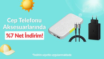 Cep Telefonu Aksesuarlarında %7 Net İndirim!