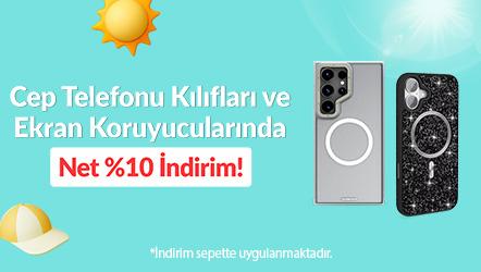 Cep Telefonu Kılıfları ve Ekran Koruyucularında Net %10 İndirim!