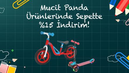 Mucit Panda Ürünlerinde Sepette %15 İndirim!