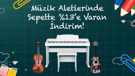 Müzik Aletlerinde Sepette %13’e Varan İndirim!