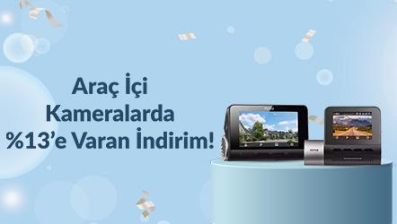 Araç İçi Kameralarda %13’e Varan İndirim!