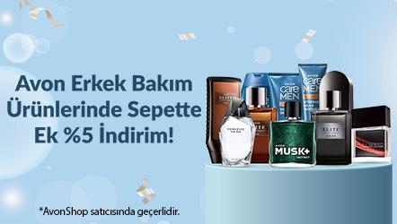 Avon Erkek Bakım Ürünlerinde Sepette Ek %5 İndirim!