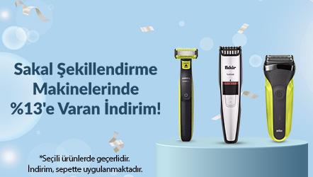 Sakal Şekillendirme Makinelerinde %13'e Varan İndirim!