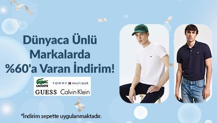 Dünyaca Ünlü Markalarda %60'a Varan İndirim!