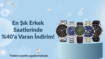 En Şık Erkek Saatlerinde %40’a Varan İndirim