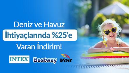 Deniz ve Havuz İhtiyaçlarında %25'e Varan İndirim!