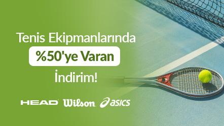 Tenis Ekipmanlarında %50'ye Varan İndirim!