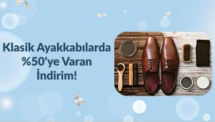 Klasik Ayakkabılarda %50'ye Varan İndirim!