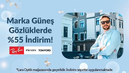 Marka Güneş Gözlüklerde %55 İndirim!